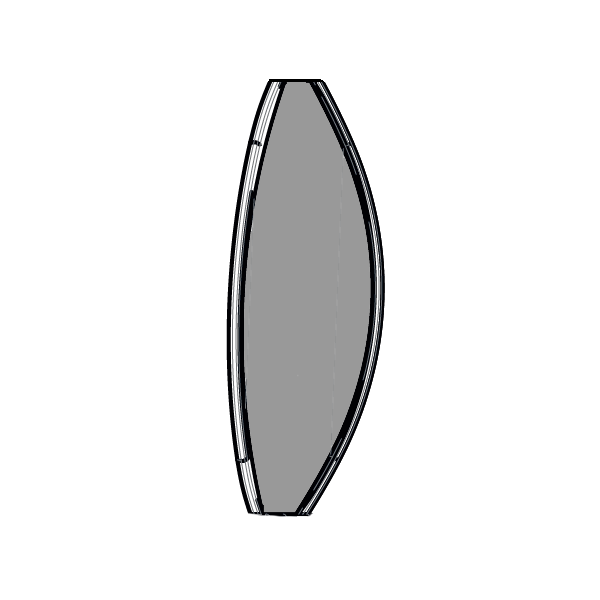 La Marzocco GB5 Corner Shield - Polished Stainless Steel Barista Accessory for Commercial Espresso Machines | Perfect for Coffee Shops & Professional Baristas