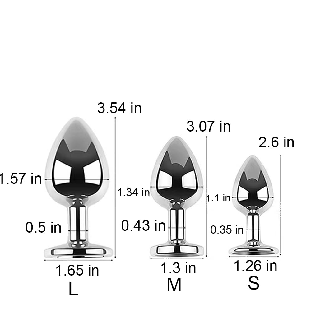 Stainless Steel Anal Plug with Sexy Tail - Medium Size Gray-White Adult Toy for Cosplay, BDSM & Sensual Play | Perfect for Roleplay, Fantasy Fulfillment & Intimate Exploration