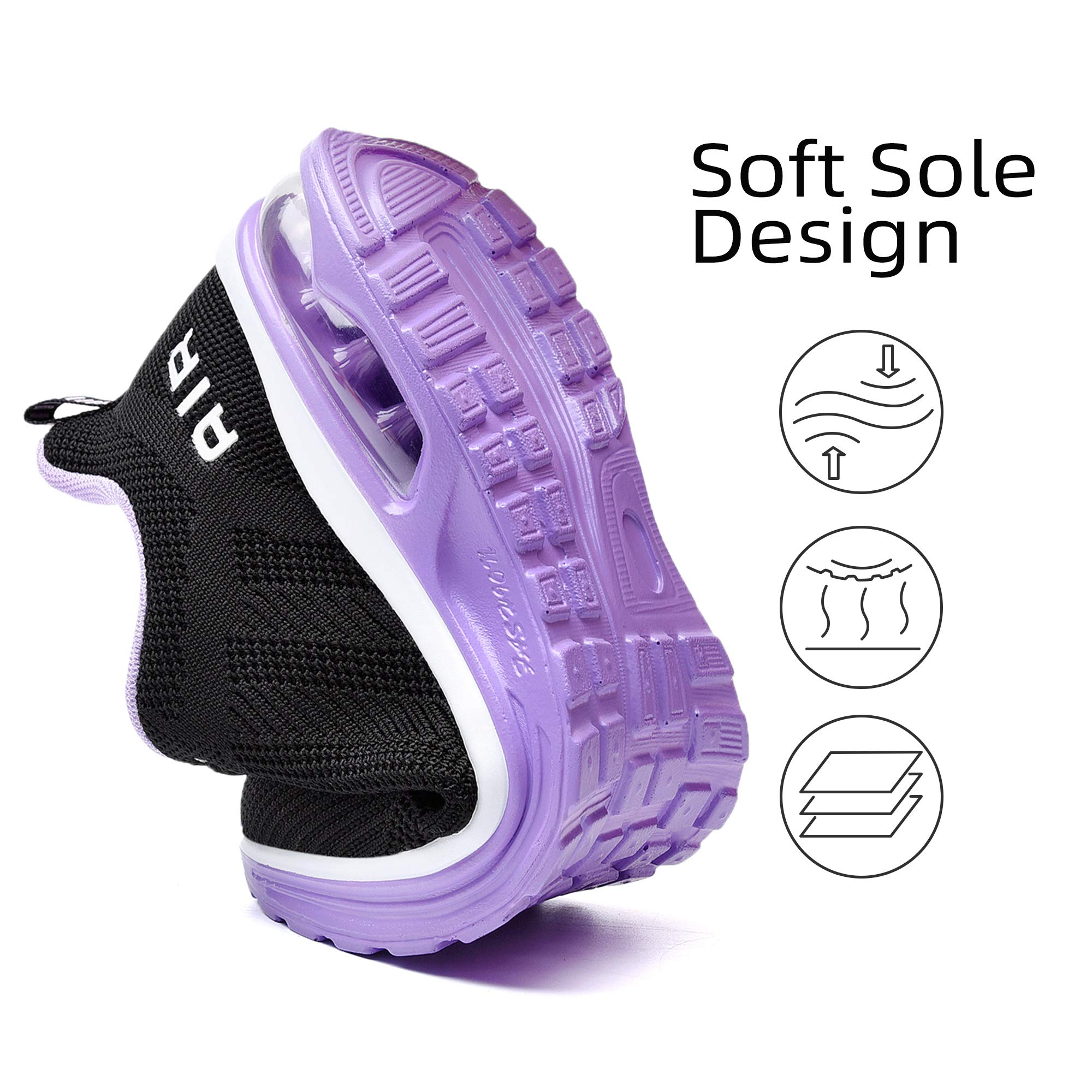 Lamincoa Women's Lightweight Running Shoes - Breathable Mesh Sneakers with Air Cushion for Walking, Tennis, Gym Workout & Sports | Non-Slip Comfortable Athletic Shoes for Women