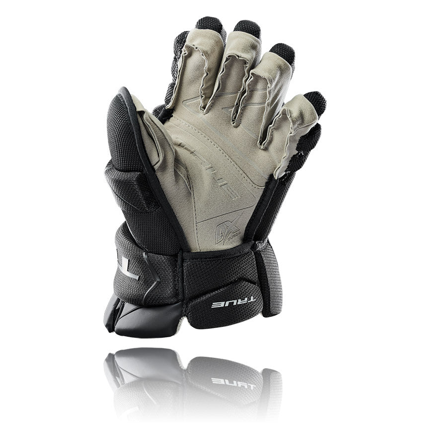 TRUE Catalyst 9X Junior Ice Hockey Gloves - Youth Hockey Gloves for Boys & Girls - Protective Gear for Ice Skating, Stick Handling & Game Play