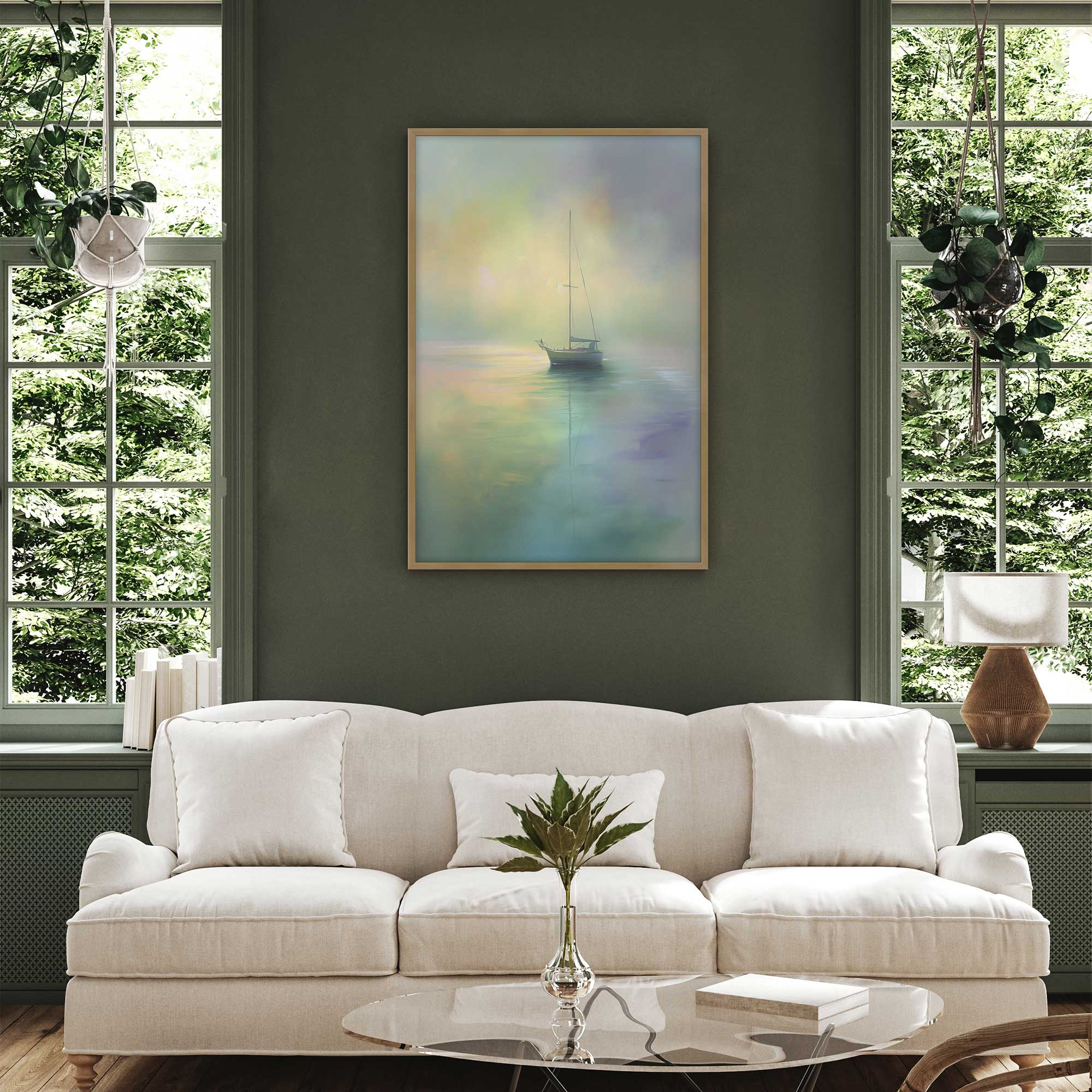 Guiding Light v1 Print - Inspirational Wall Art for Home & Office Decor | Perfect for Living Room, Bedroom, or Gift