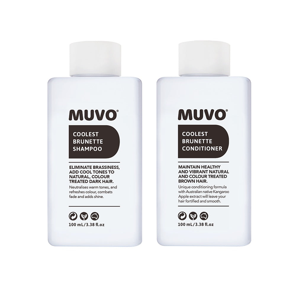 Muvo Coolest Brunette Petite Pair - Trendy Small Sunglasses for Women - Perfect for Beach, Driving & Outdoor Activities