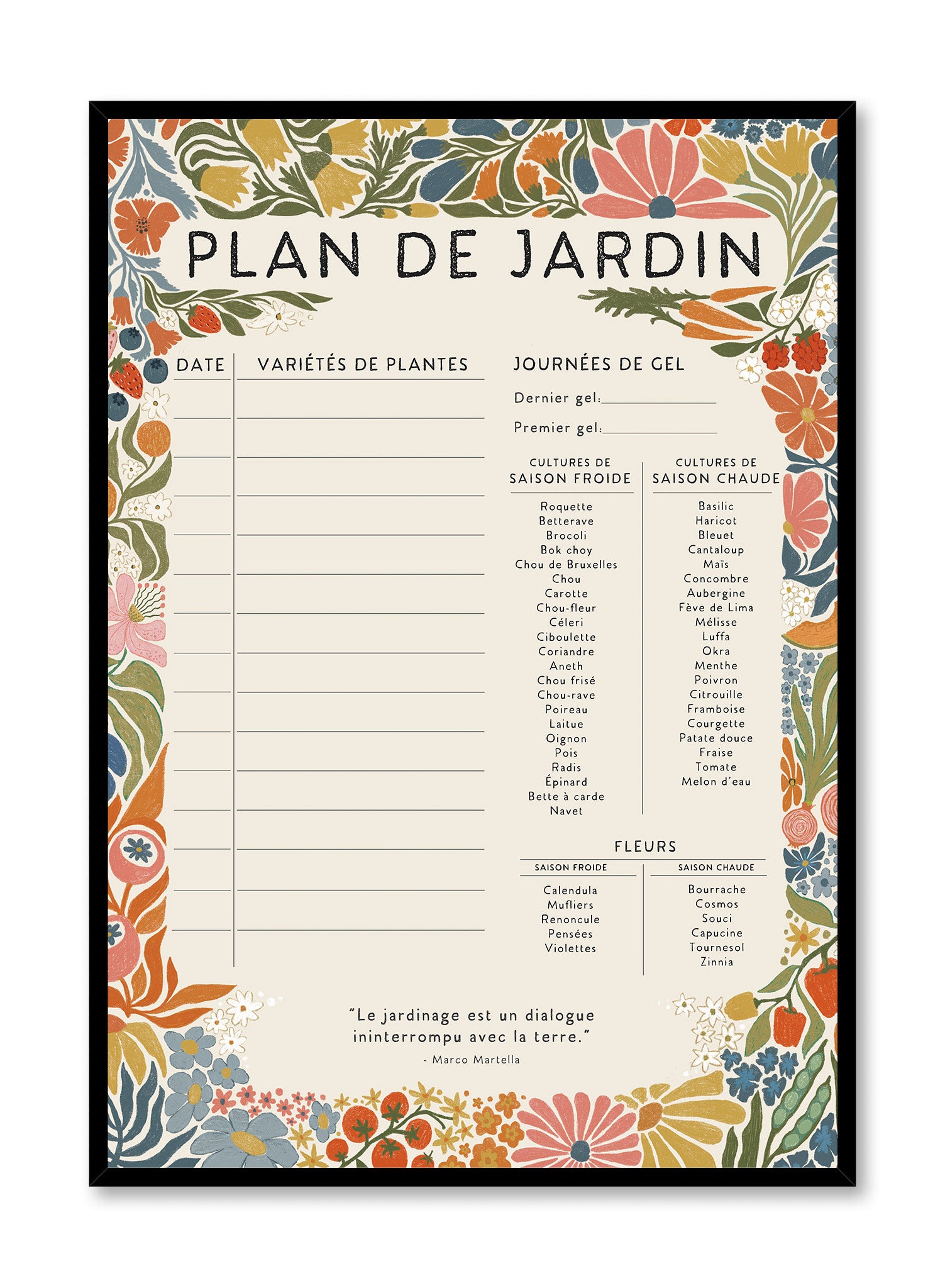 Eco-Friendly Garden Planner - Organize & Track Planting, Watering & Harvesting - Perfect for Home Gardeners & Urban Farmers