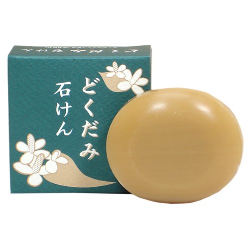 Natural Dokudami Soap 100g - Japanese Herbal Cleansing Bar for Acne, Eczema & Sensitive Skin | Gentle Face & Body Wash for Daily Skincare Routine