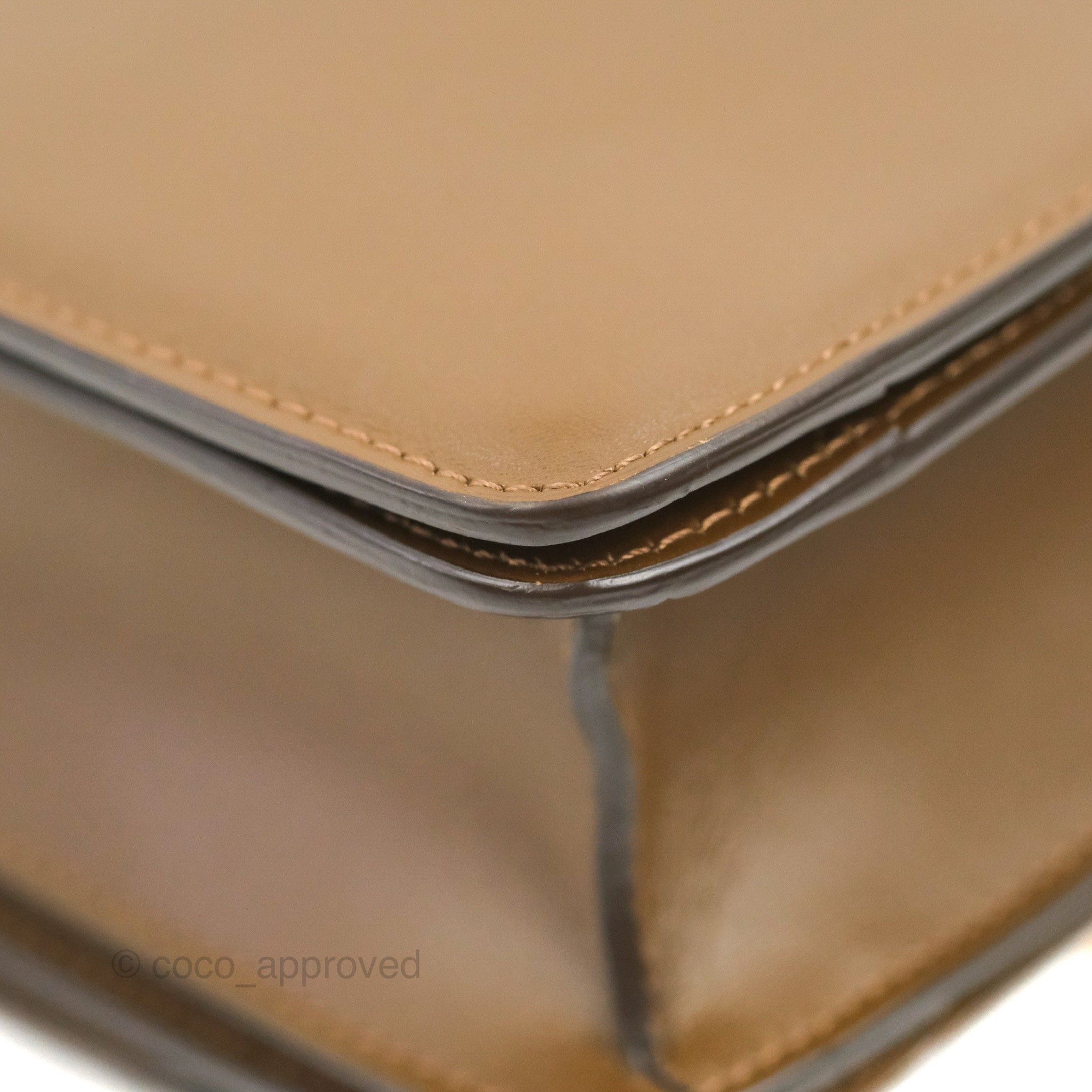 Celine Small Classic Box Flap Bag in Caramel Calfskin Leather - Luxury Crossbody Purse for Women, Perfect for Work, Date Night & Everyday Use