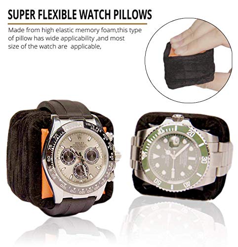 MOZSLY Single Watch Winder for Automatic Watches - Quiet Motor, 12 Rotation Modes, Premium Leather - Perfect for Watch Collectors & Travel Storage