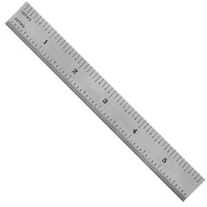 Flexible Steel Inch Rules - Durable Measuring Tape for DIY, Construction & Sewing | Accurate 12-Inch Metal Ruler for Home Improvement, Crafting & Workshop Projects