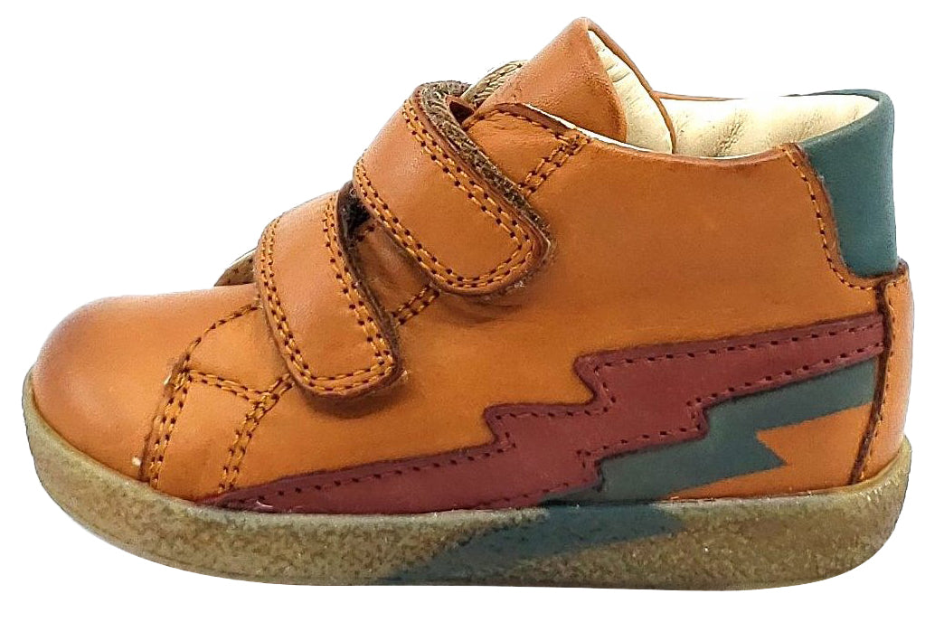 Falcotto Cayden Boys Casual Shoes in Cognac Brown - Comfortable & Stylish for School, Play & Everyday Wear