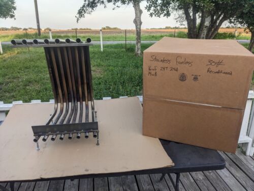 High-Efficiency Stainless Steel Fireplace Grate Heat Exchanger - 16