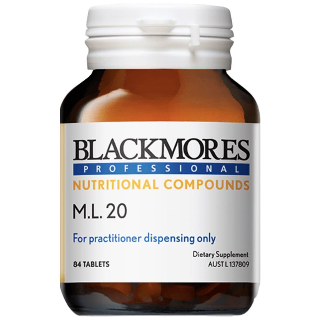 Blackmores Professional M.L. 20 - Premium Fish Oil Supplement for Heart & Brain Health - Supports Joint Function & Immunity - Ideal for Active Adults & Seniors