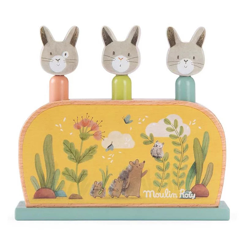 Three Little Rabbits Pop Up Toy - Fun Interactive Surprise Toy for Toddlers & Kids - Perfect for Playtime, Learning & Gift Giving