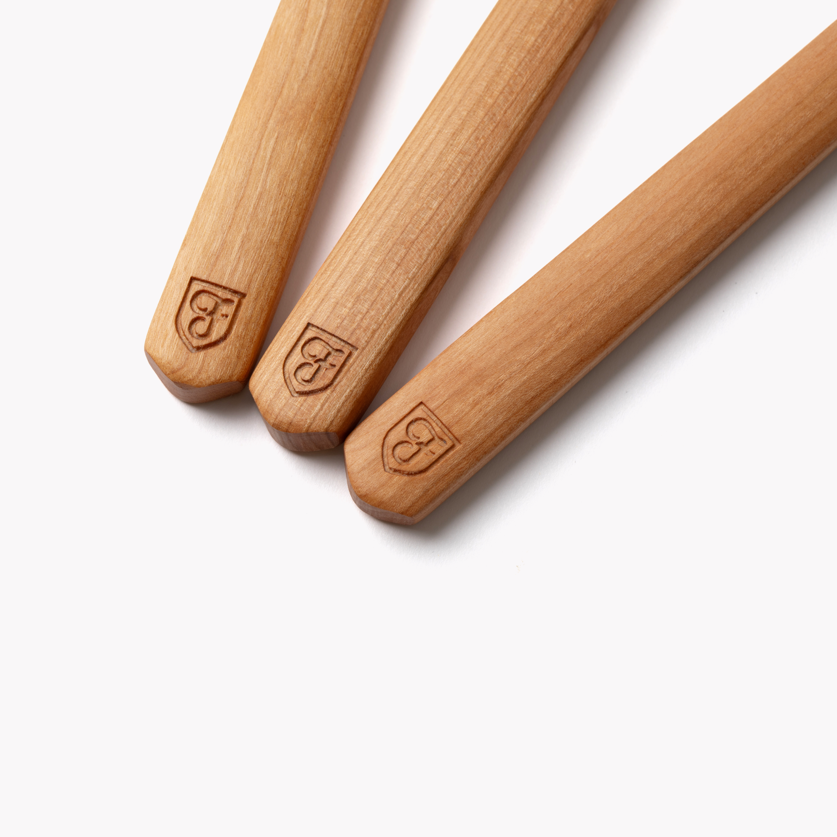 Premium Cherry Wood Spoons & Spatulas Set - Natural Wooden Kitchen Utensils for Cooking, Baking & Serving - Ideal for Home Chefs & Gift Giving