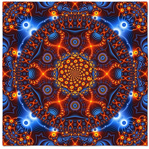 EDM Bandana | Burning Man Festival Bandana | Activated DNA Print | Rave Accessories for Music Festivals & Outdoor Events