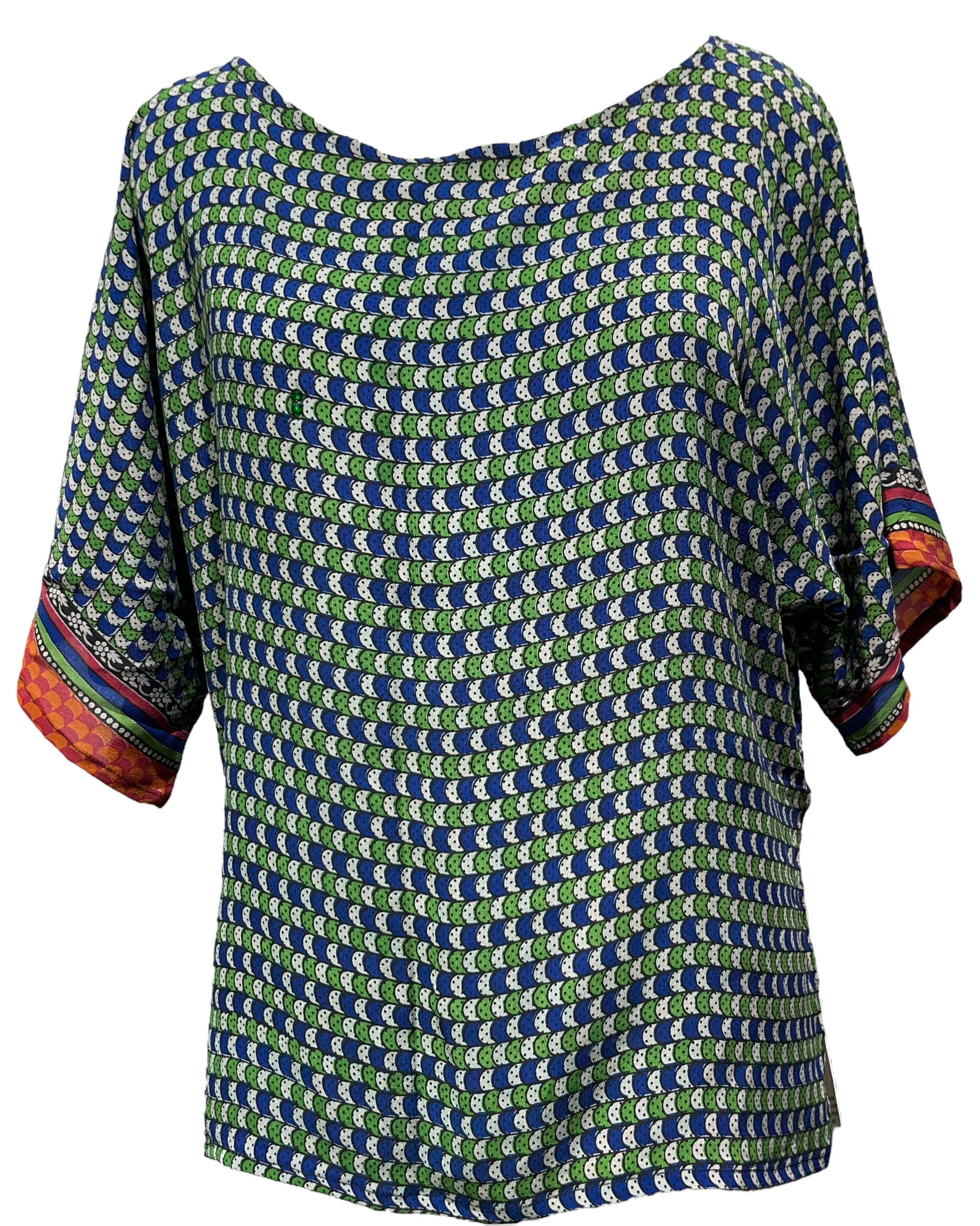 PRC4108 Women's Pure Silk Side Slit Top - Elegant & Comfortable Silk Blouse for Casual Wear, Office & Evening Outfits