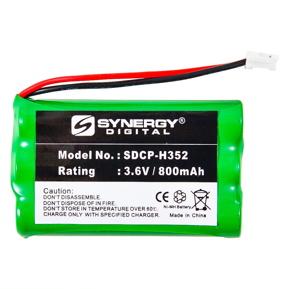 Synergy Digital Cordless Phone Batteries - 3-Pack Ni-MH 3.6V 800mAh Replacement Battery for RCA 28031EE3 Cordless Phones | Ultra High Capacity | Perfect for Home Office & Long-Lasting Phone Use