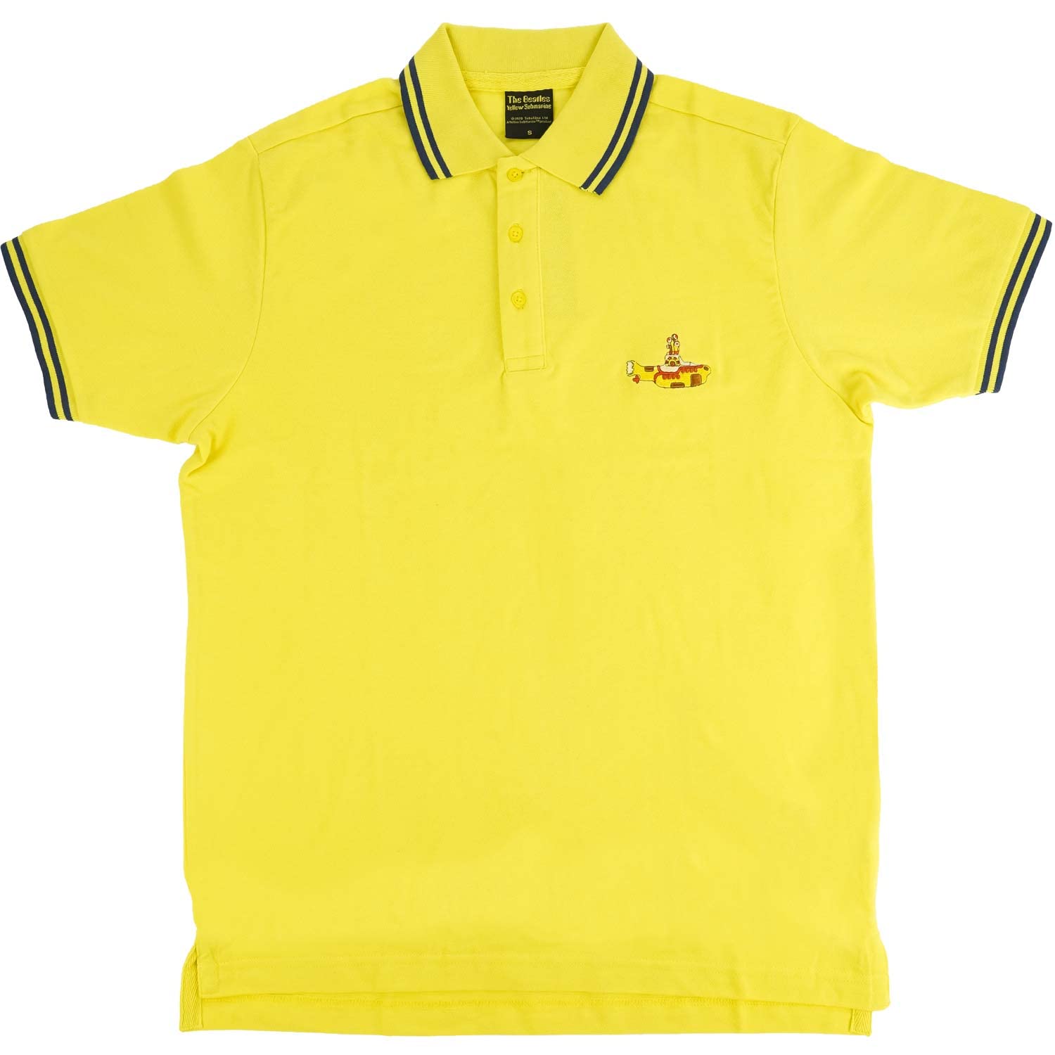 The Beatles Yellow Submarine Men's Polo Shirt - Official Licensed Cotton Tee for Music Fans & Casual Wear
