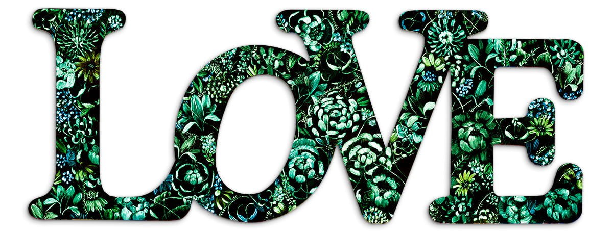 Original Love That Grows - Romantic Home Decor for Bedroom & Living Room - Perfect Gift for Anniversaries & Valentine's Day
