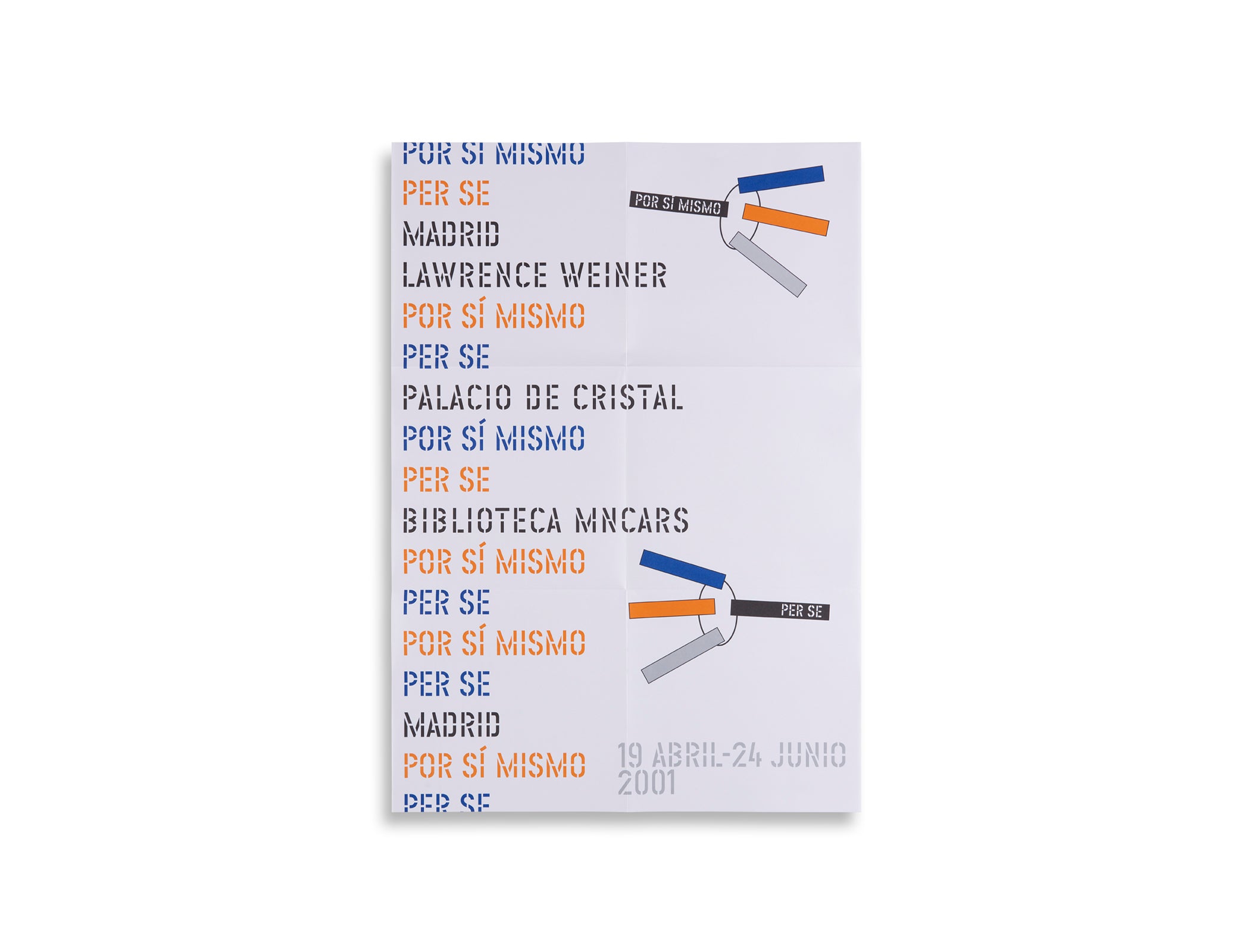 POR SÍ MISMO by Lawrence Weiner - Conceptual Art Book for Collectors & Art Enthusiasts | Perfect for Home Decor, Gallery Displays & Art Studies