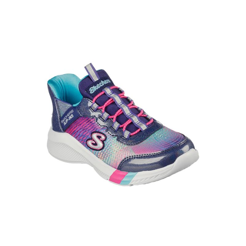SLIP INS: DREAMY LITES Women's Comfortable Slip-On Shoes - Lightweight & Breathable for Everyday Wear | Perfect for Casual Outings, Work & Travel (Style 303514L/NVMT)