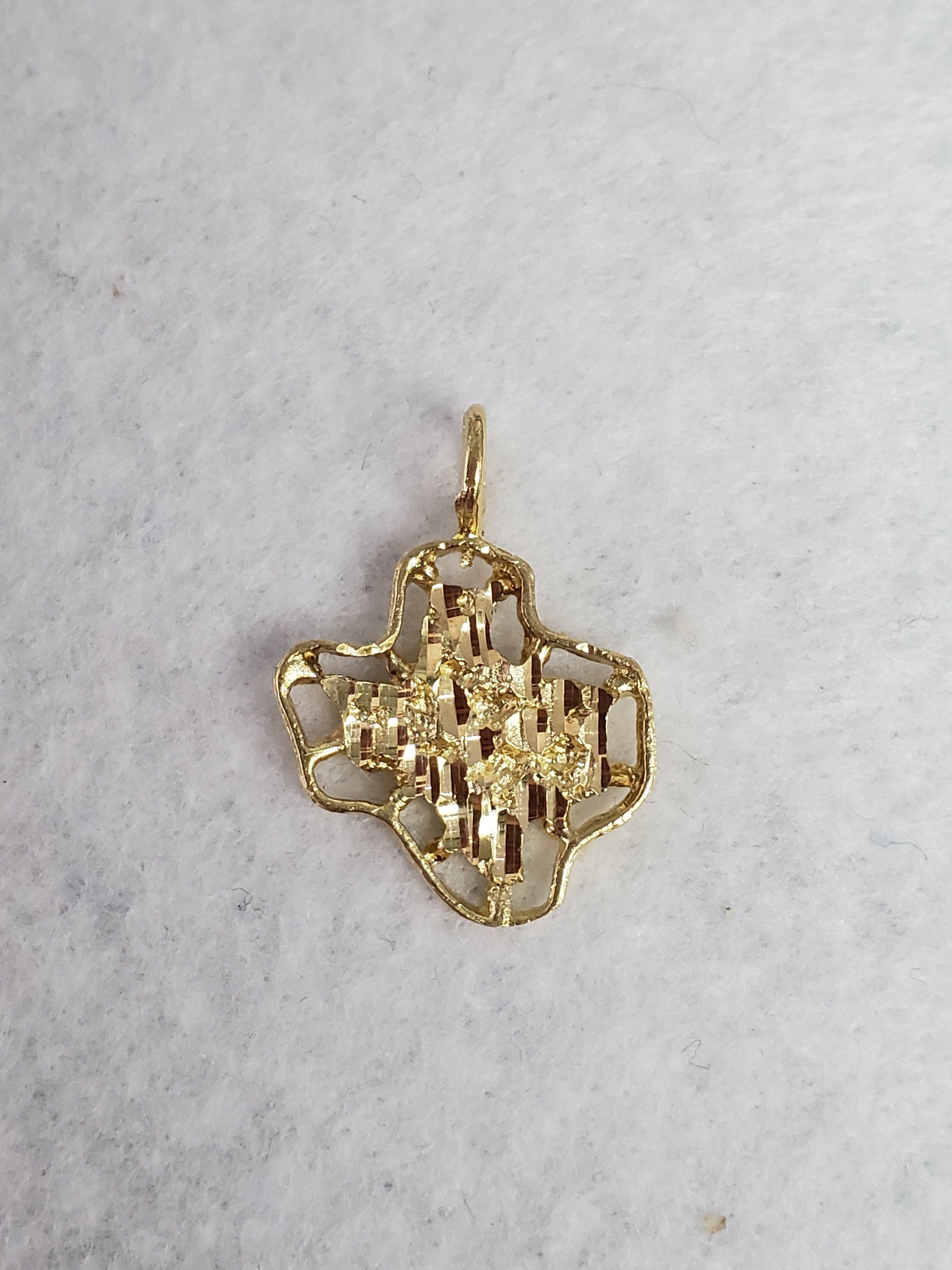 Texas Shaped Cutout Charm Pendant with Diamond Cuts - Elegant Lone Star Jewelry for Necklace, Bracelet & Gift Giving | Perfect for Texans, Travel Lovers & Western Style Fashion