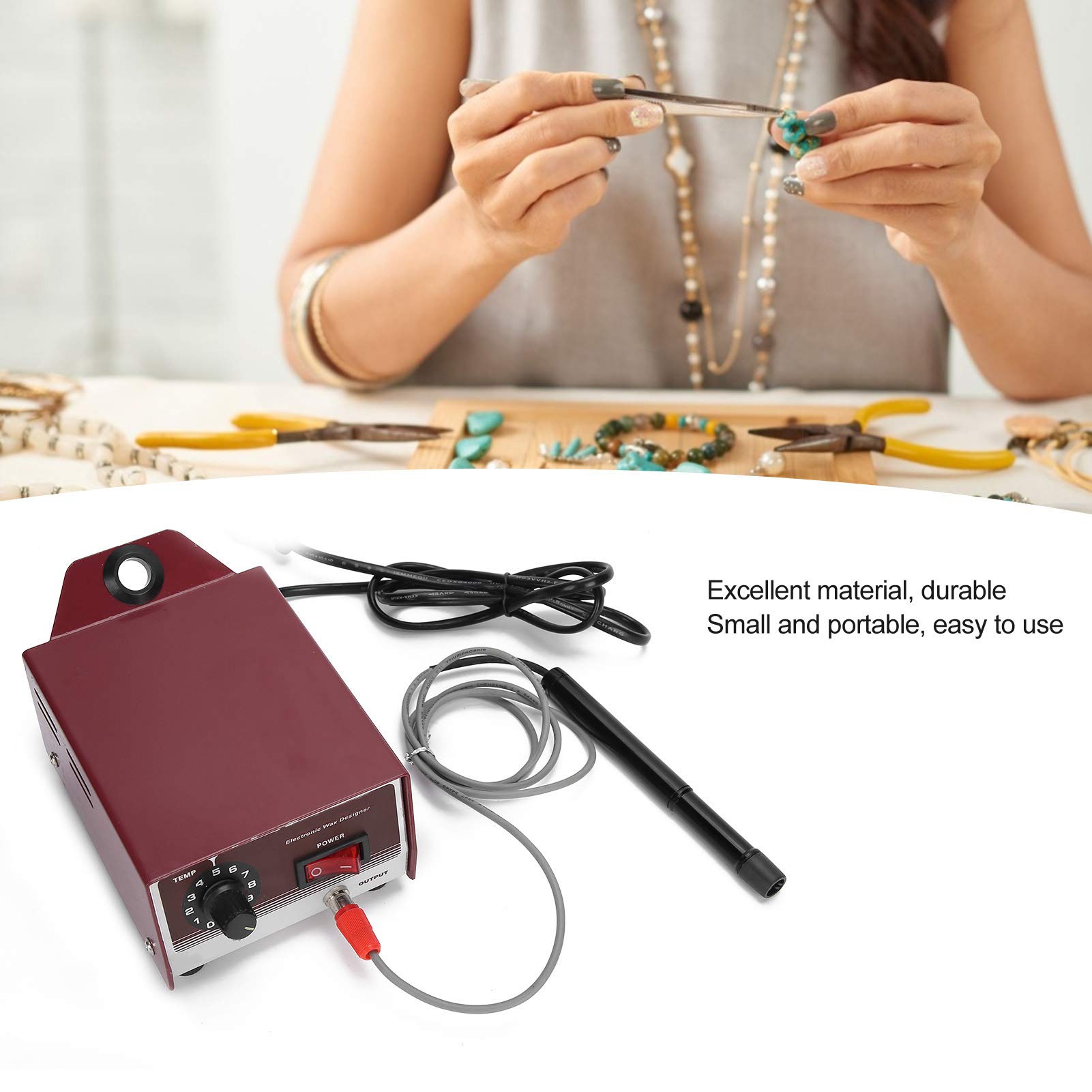 Professional Jewelry Welding Machine - 50Hz Fast Heating, Adjustable Temperature Spot Welder for Jewelry Making, Wax Soldering, Gold Casting & Repair - Perfect for Jewelers, DIY Crafters & Small Workshops