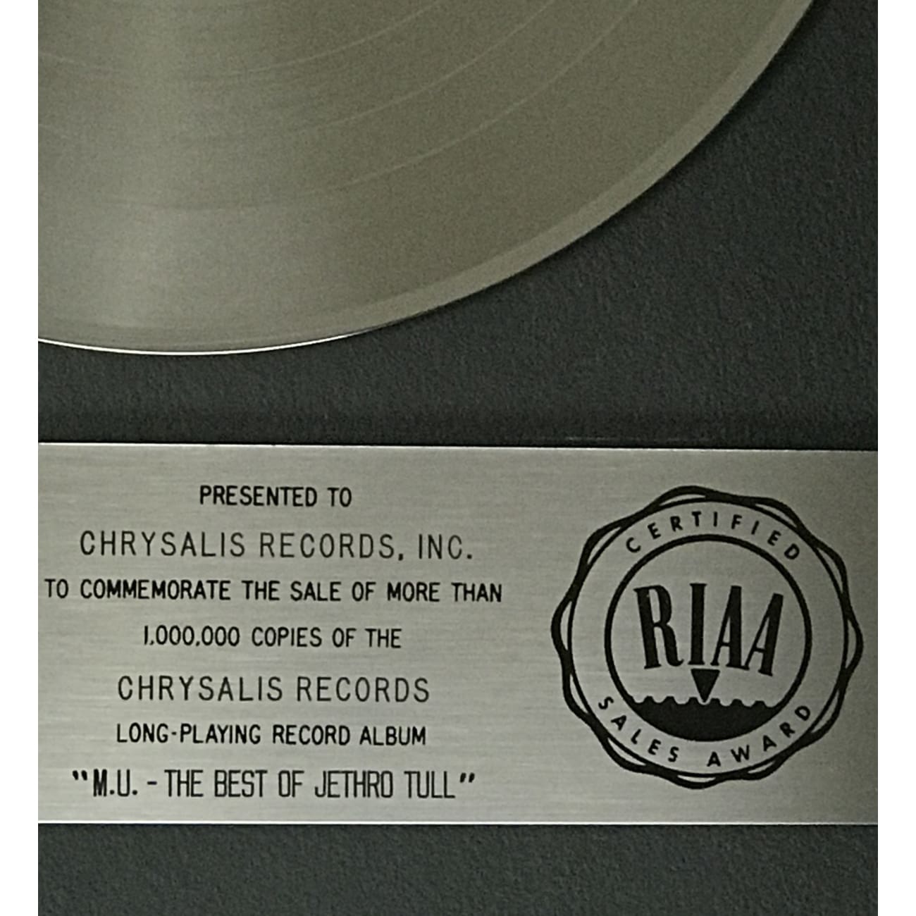 Jethro Tull M.U. - The Best of Jethro Tull RIAA Certified Platinum LP Vinyl Record - Perfect for Music Collectors & Classic Rock Enthusiasts