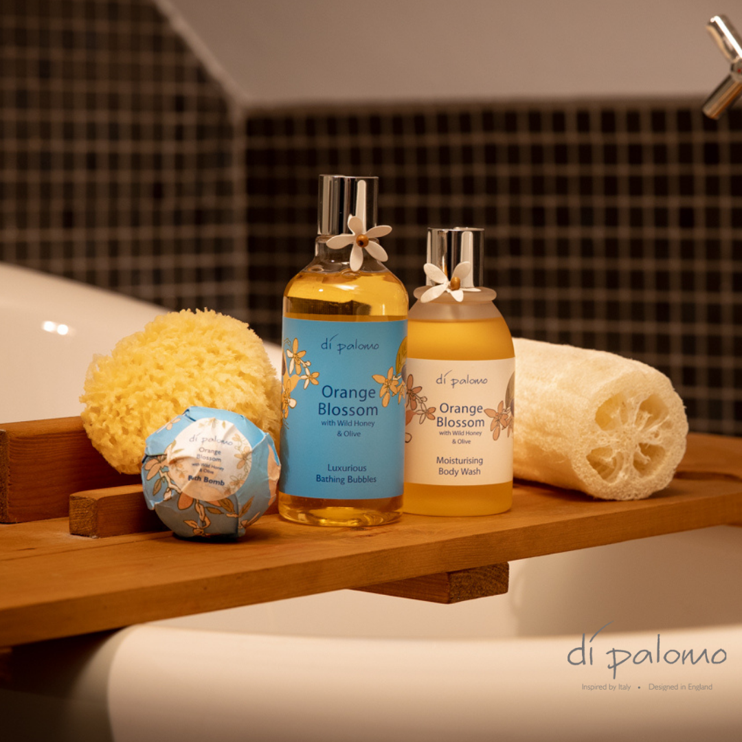 Di Palomo Orange Blossom Body Wash 240ml - Refreshing Citrus Scent for Daily Shower & Spa-Like Experience at Home