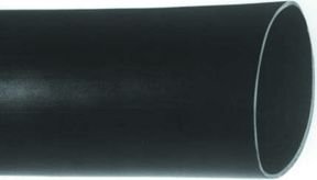 FIT-221-3/8 BK103 Black Heat Shrink Tubing - 9.53mm Inner Diameter - 25 Pack (4ft Each) - Electrical Insulation for Wires & Cables - Perfect for DIY, Automotive & Electronics Repair