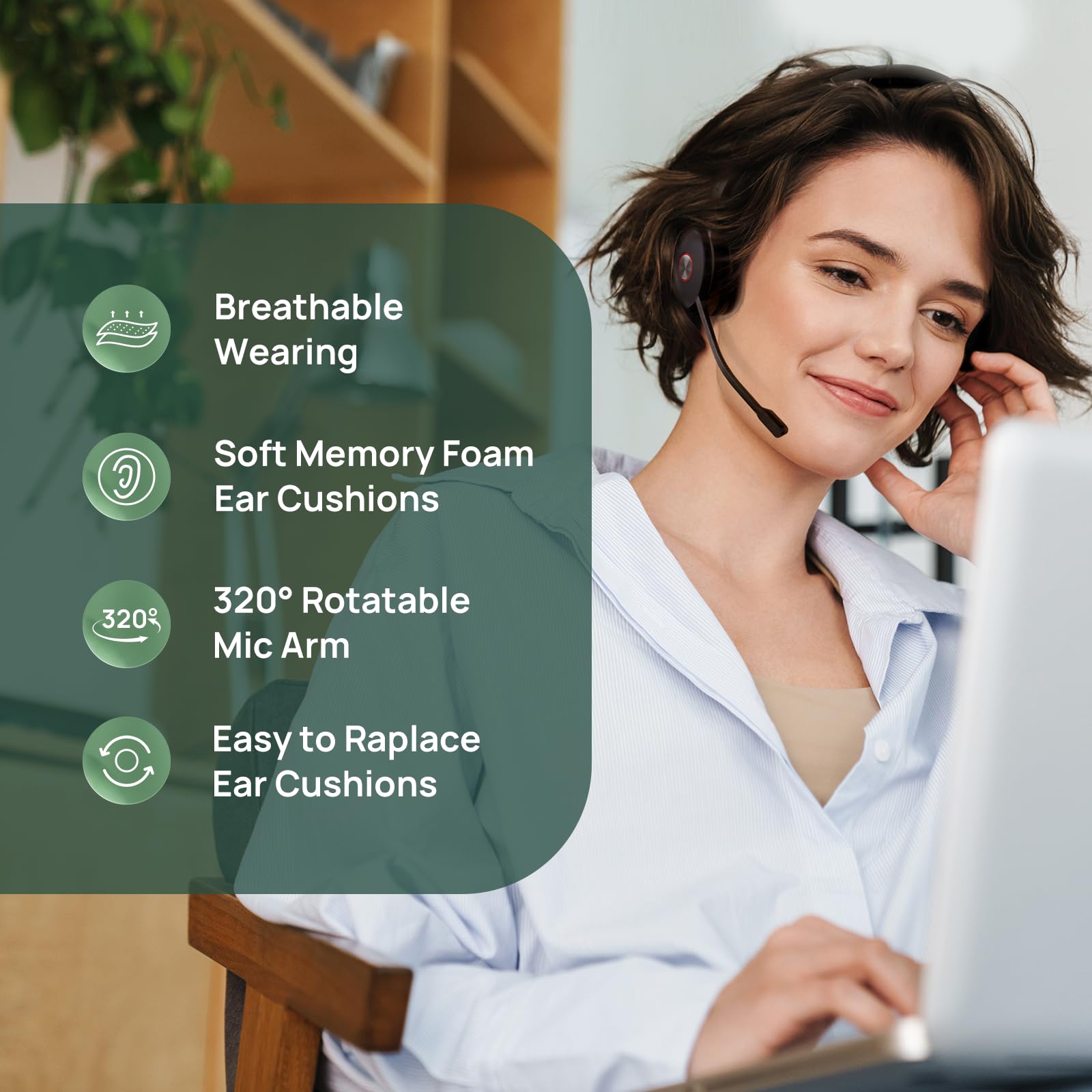 Yealink WH66 Wireless Headset with 4