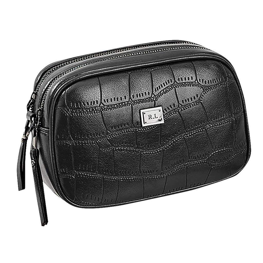Women's Shoulder Messenger Bag - Casual Zipper Crossbody Purse, Foldable Lightweight Handbag for Work, Travel & Daily Use