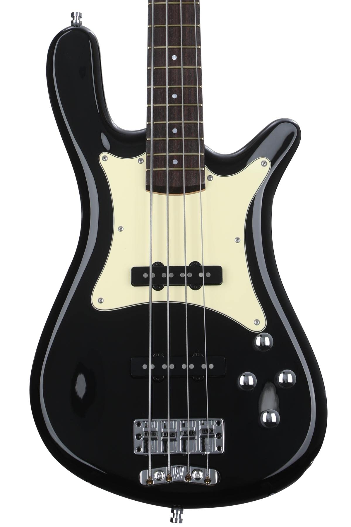 Warwick Pro Series Streamer CV 4-String Electric Bass Guitar - Black | Professional Quality for Recording & Live Performances