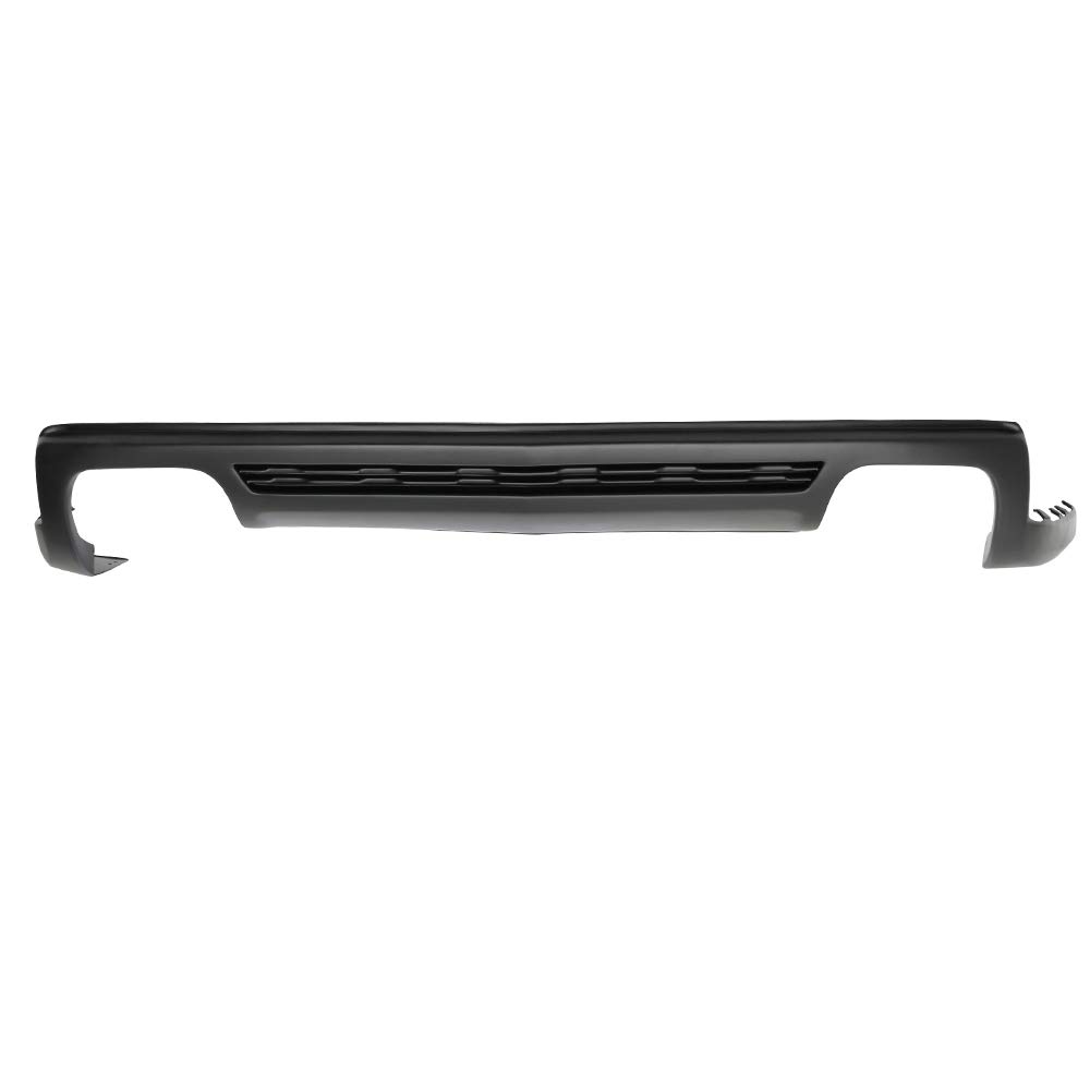 FREEMOTOR802 Rear Bumper Diffuser for 2010-2013 Chevrolet Camaro ZL1 | ZL1 Style Unpainted Black PP Spoiler | Perfect for Car Upgrades & Street Racing