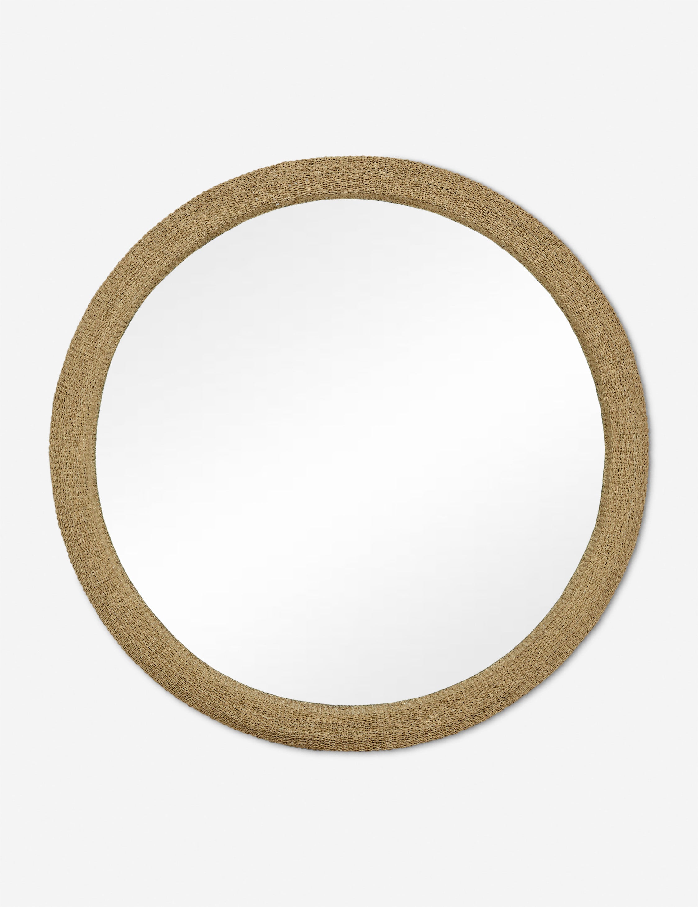 Stylish Bode Round Mirror - 24 Inch Decorative Wall Mirror for Living Room, Bedroom & Bathroom - Perfect for Home Decor, Vanity & Entryway