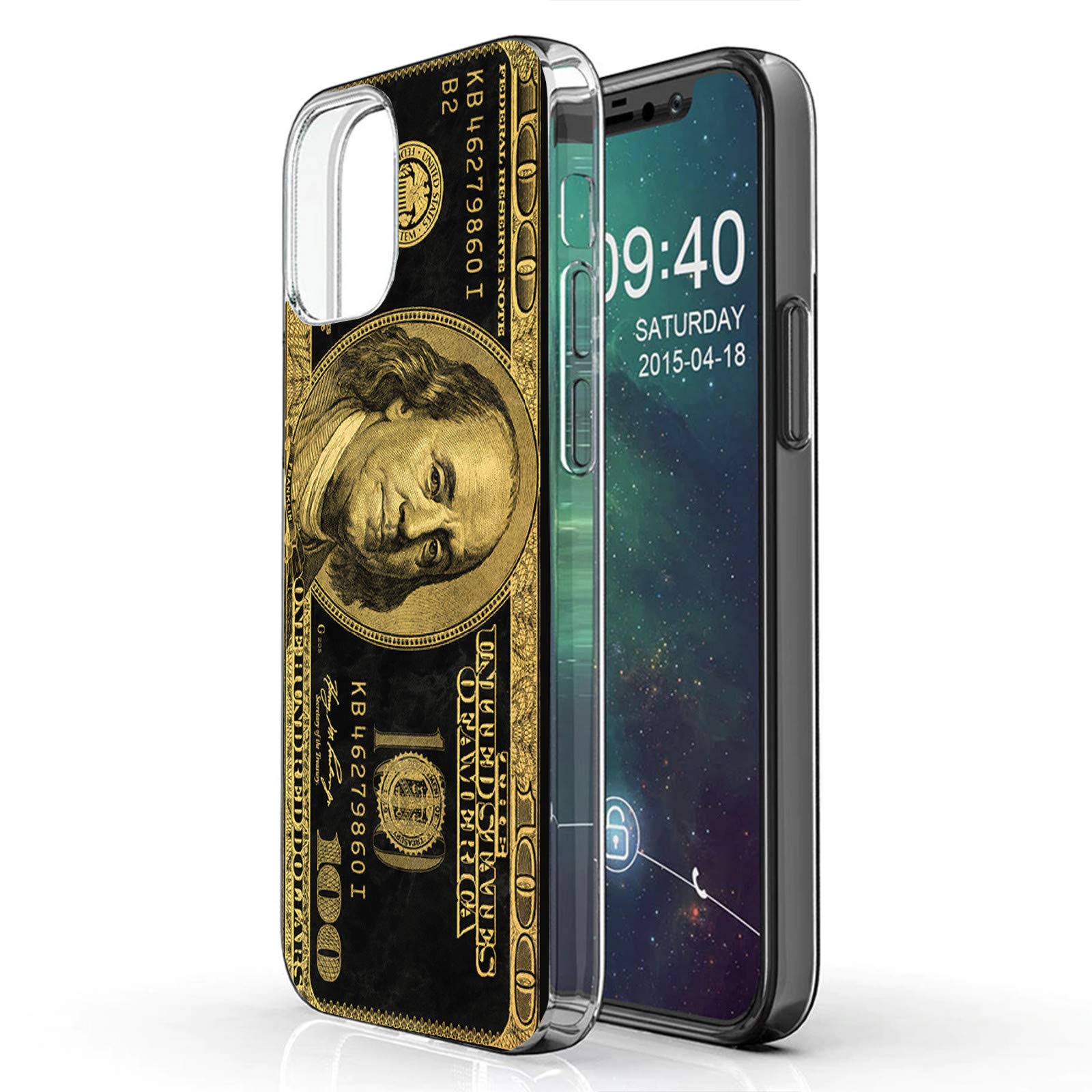 Ultra-Thin Protective Case for iPhone 12 Mini - Shockproof Flexible TPU Cover with Gold Accents | Perfect for Everyday Use, Travel & Outdoor Activities
