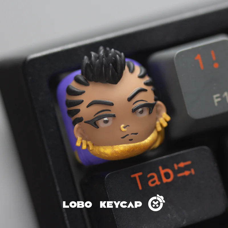 Custom Resin Keycaps for Mechanical Keyboards - Fearless Contract Series - Personalized & Decorative Keycaps for Gaming, Typing & Office Use