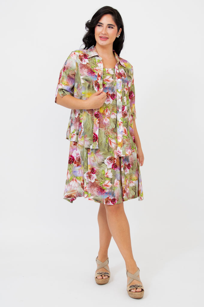 Sara Dress - Women's Linen Bamboo Summer Dress | Comfortable & Breathable Norwich Style | Perfect for Beach, Vacation & Casual Wear