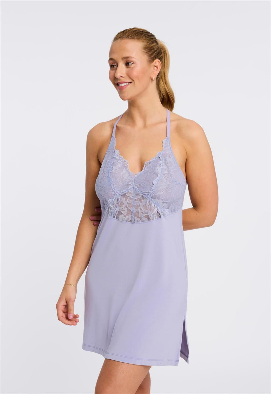 Love and Lace Chemise - Sexy Lingerie Nightgown for Women | Romantic Sleepwear & Bridal Nightwear | Perfect for Valentine's Day, Honeymoon & Anniversary Gifts