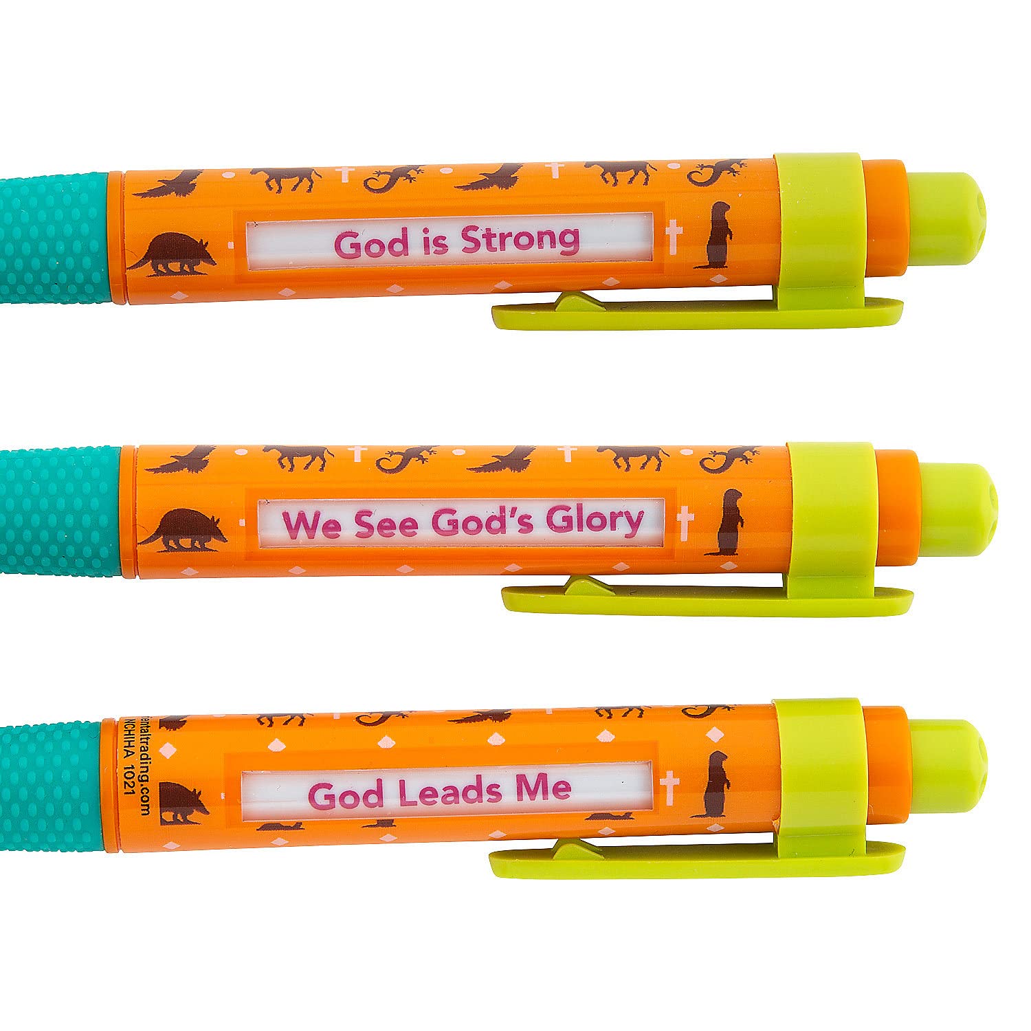VBS Message Pens Set - Colorful Bible Verse Pens for Kids' Church Activities