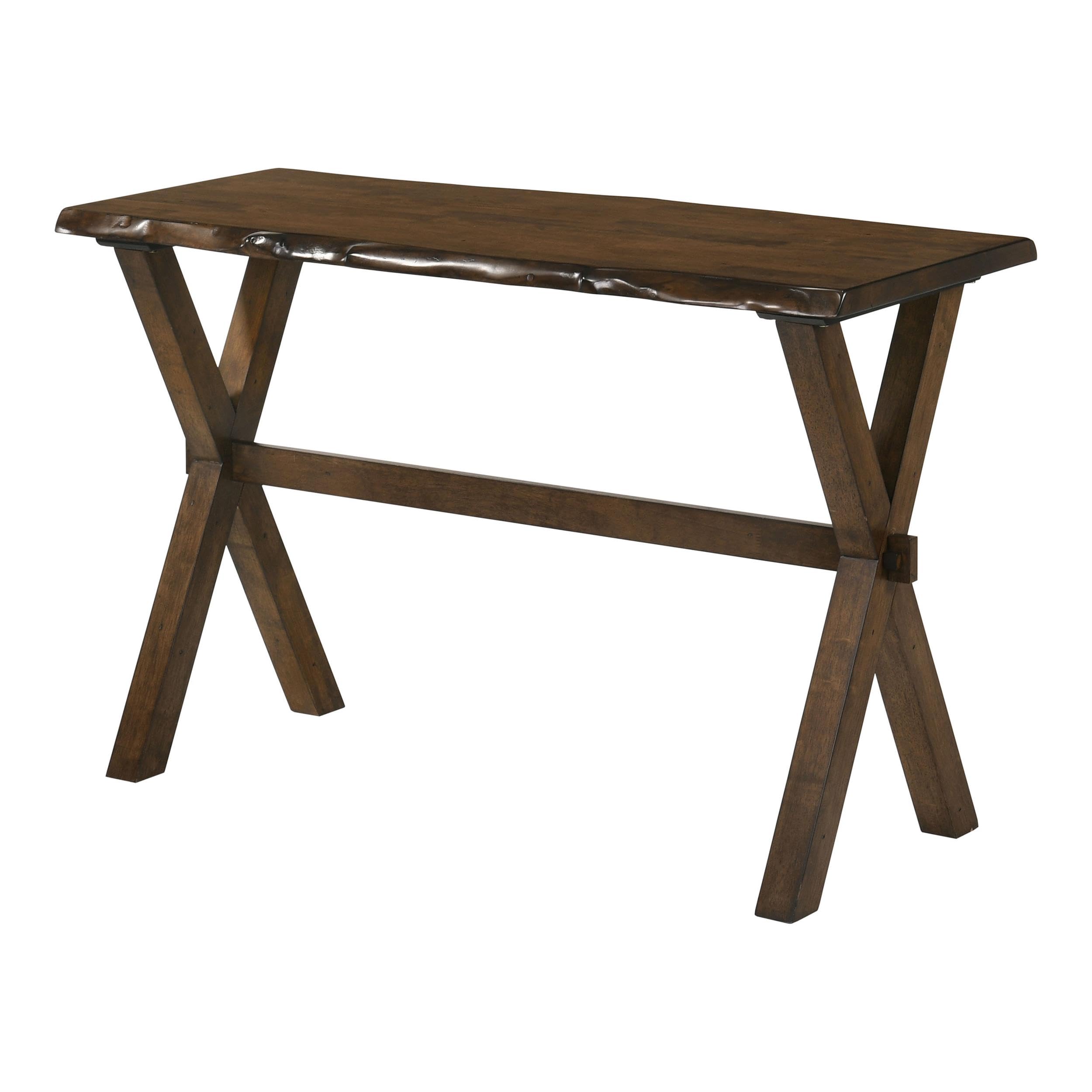 Furniture of America Bradden Transitional Solid Wood Console Table in Walnut - Stylish Entryway & Living Room Accent Table for Home Decor