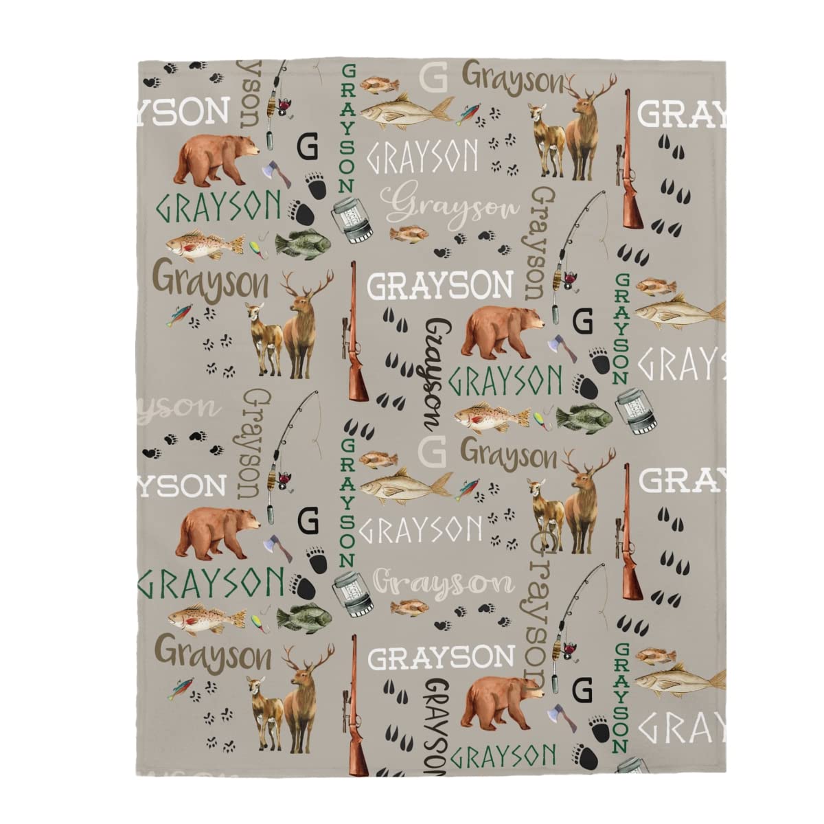 **Personalized Baby Blankets for Boys - Custom Name Fleece Sherpa Throw - Cowboy Toddler Blanket - Baby Shower & Christmas Gift for Son or Grandson - Cozy Nursery, Travel & Photo Prop**