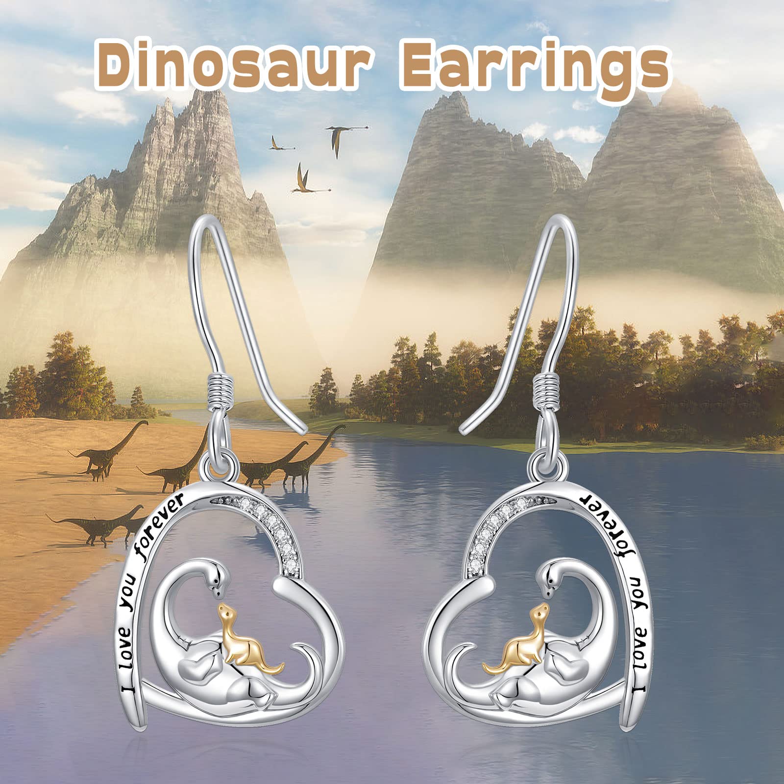 925 Sterling Silver Dangle Earrings for Women - Hypoallergenic Jewelry Gift Set for Girls, Teens, Daughter, Sister & Friends - Perfect for Birthday, Anniversary & Special Occasions - Elegant Everyday Wear & Party Accessories