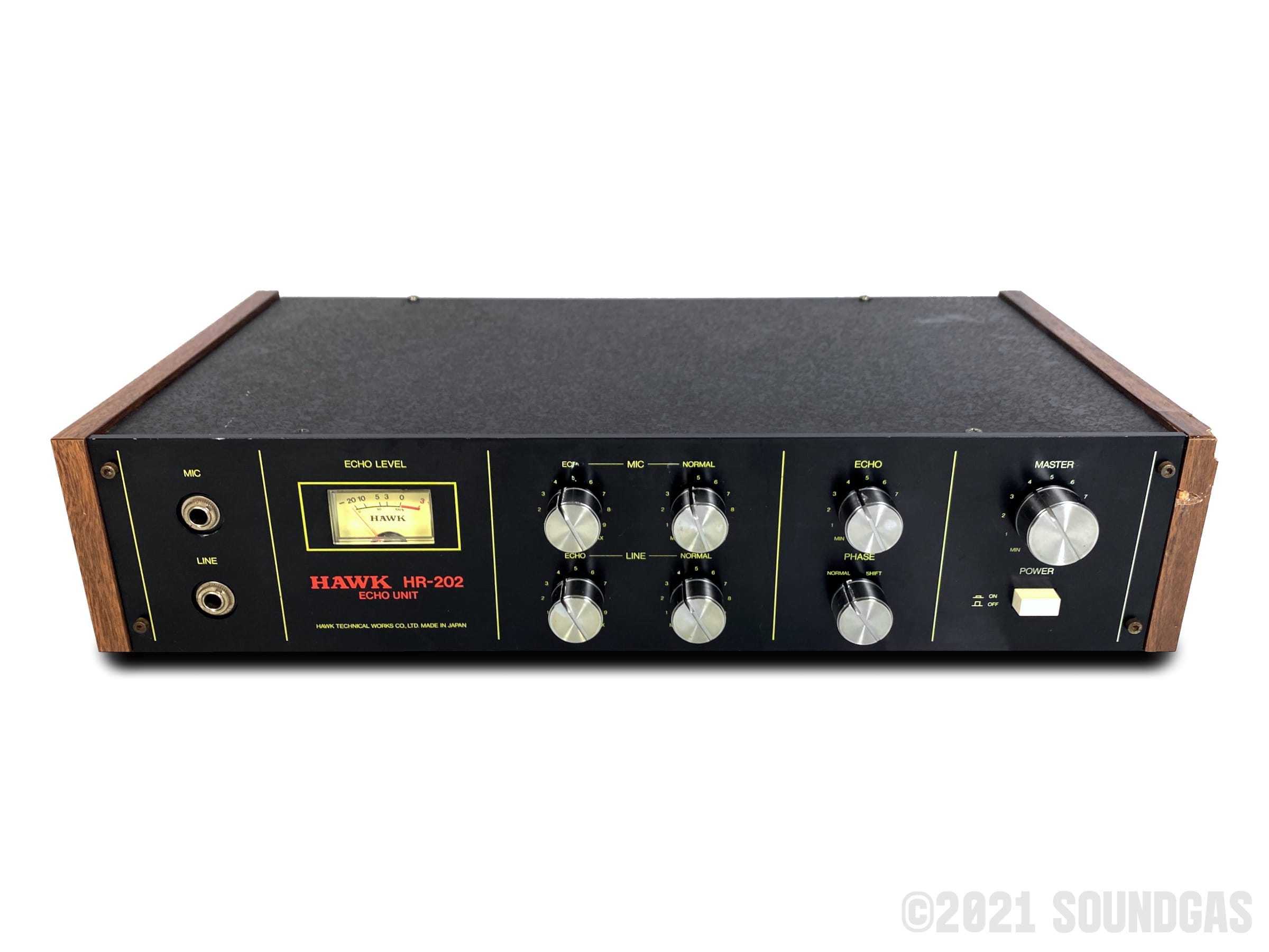 Hawk HR 202 Spring Reverb Guitar Effects Pedal - Vintage Analog Reverb for Electric Guitar & Bass - Perfect for Studio Recording & Live Performances