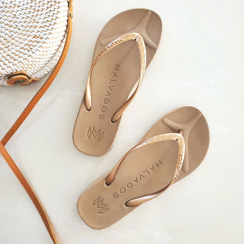 Malvados Playa Sandals for Women - Comfortable Beach Flip Flops with Arch Support - Perfect for Vacation, Pool, and Summer Outfits