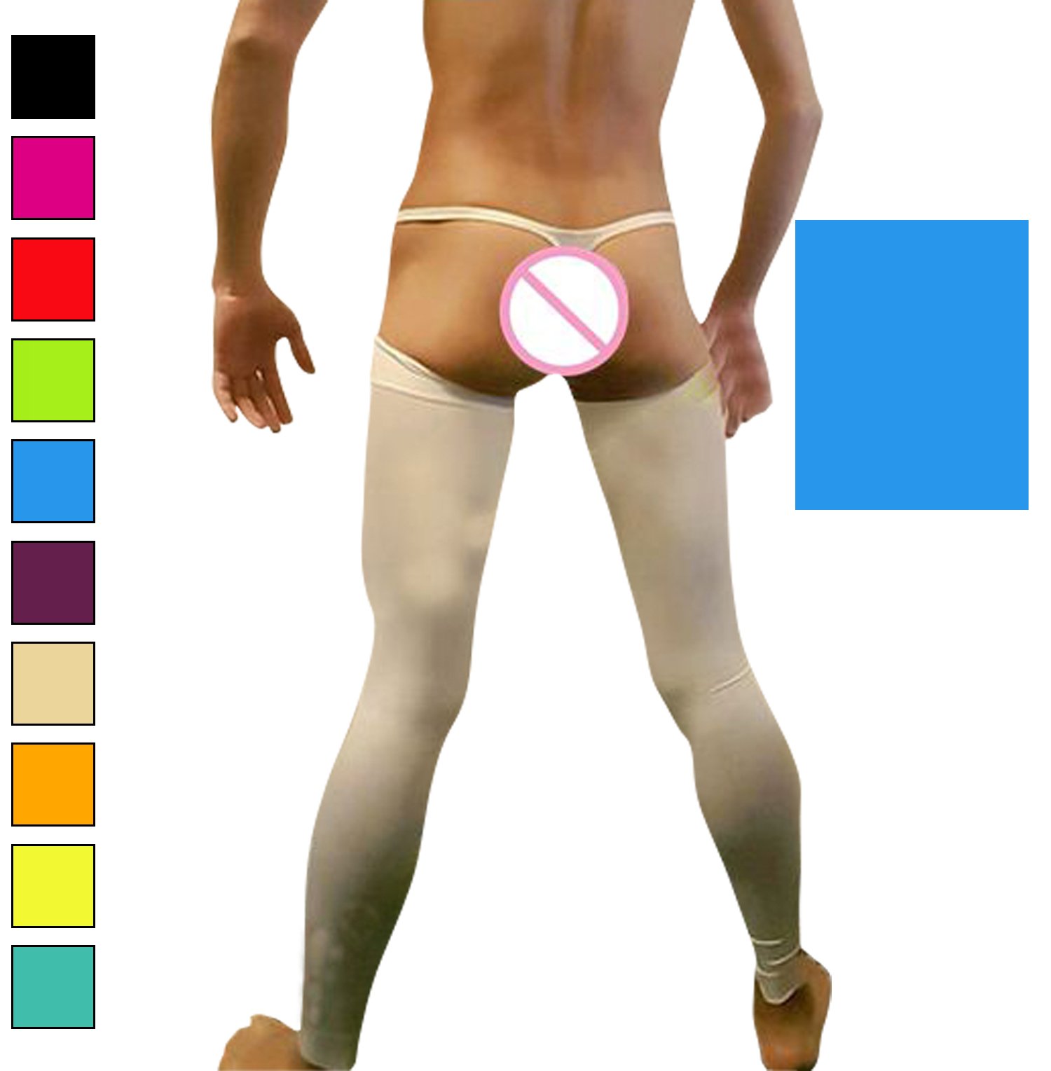Men's Elastic Stockings - 9-Point Support Sexy Pantyhose for Men | Perfect for Sports, Medical Use & Fashion Outfits