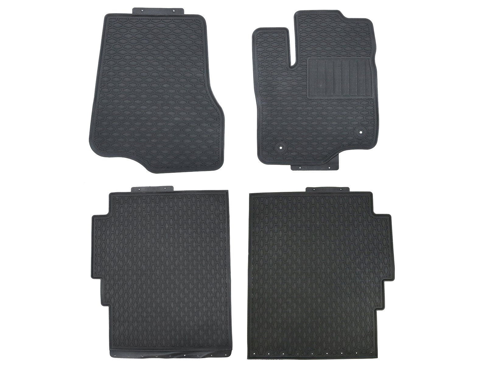 TMB Custom Fit Floor Mats for Ford F-150 2015-2023 Models | All-Weather Protection with Built-In Organizer Pockets | Perfect for Work Trucks, Camping & Outdoor Adventures