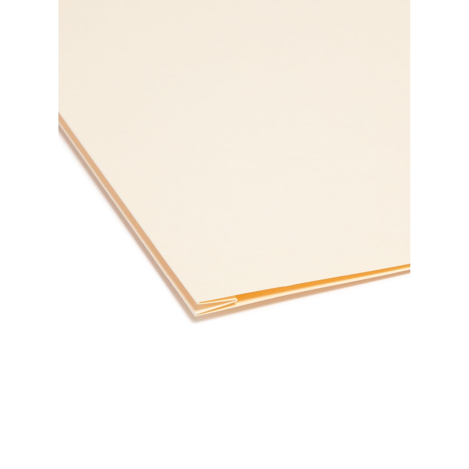 Smead 15405 Manila Expansion File Folders - Letter Size, 1/5 Cut Tabs, 100% Recycled Paper - Perfect for Office Organization, Document Storage & Filing Systems