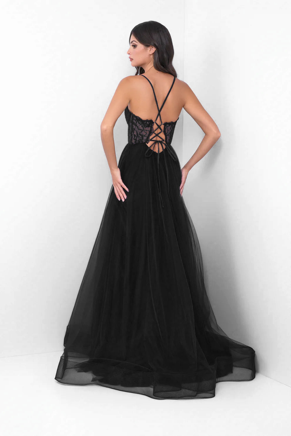 Elegant Black Dani Gown - Women's Formal Evening Dress for Prom, Wedding & Special Occasions