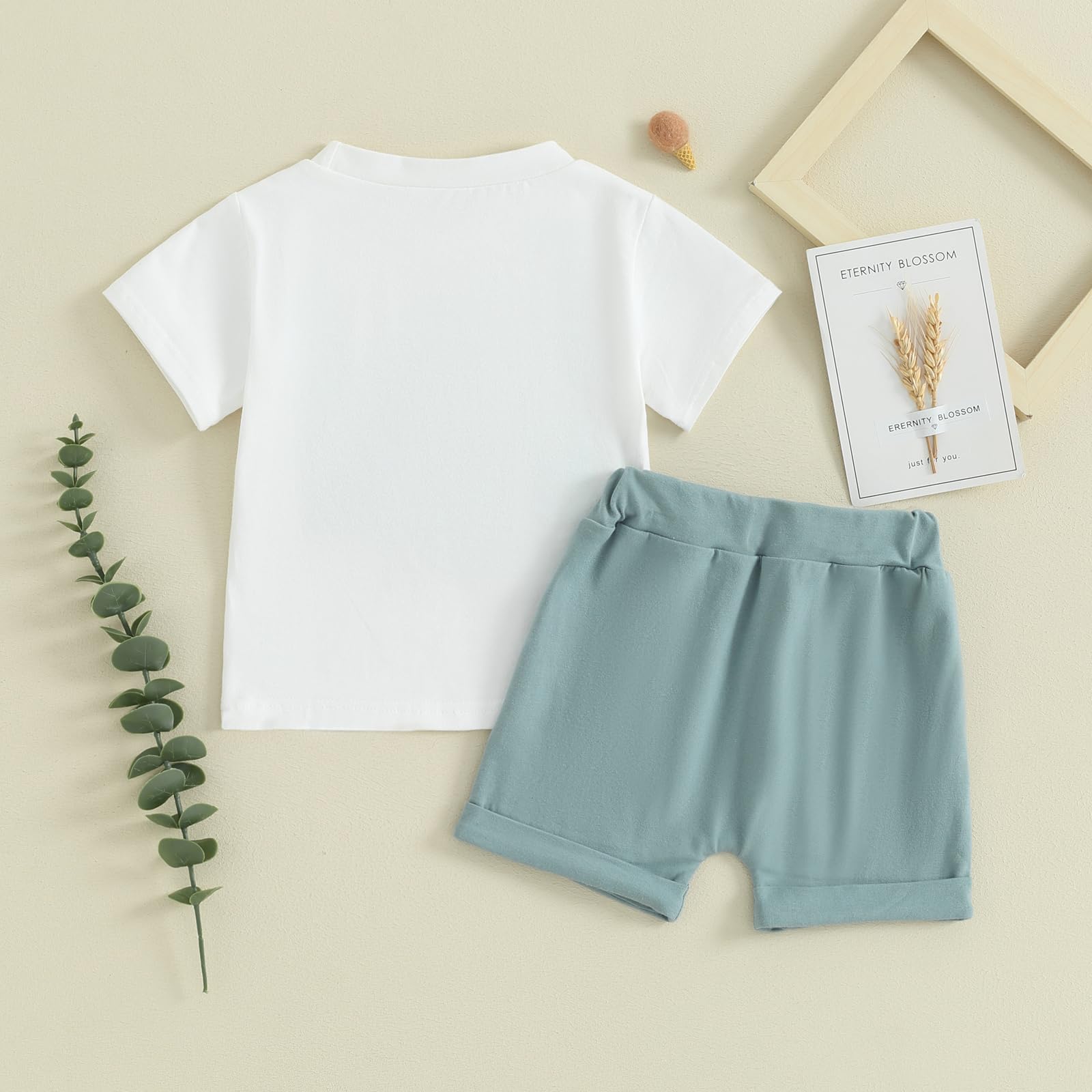 Toddler Summer Outfit Set - Baby Boy & Girl Cotton T-Shirt & Shorts for Newborns | Playtime, Beach & Outdoor Activities