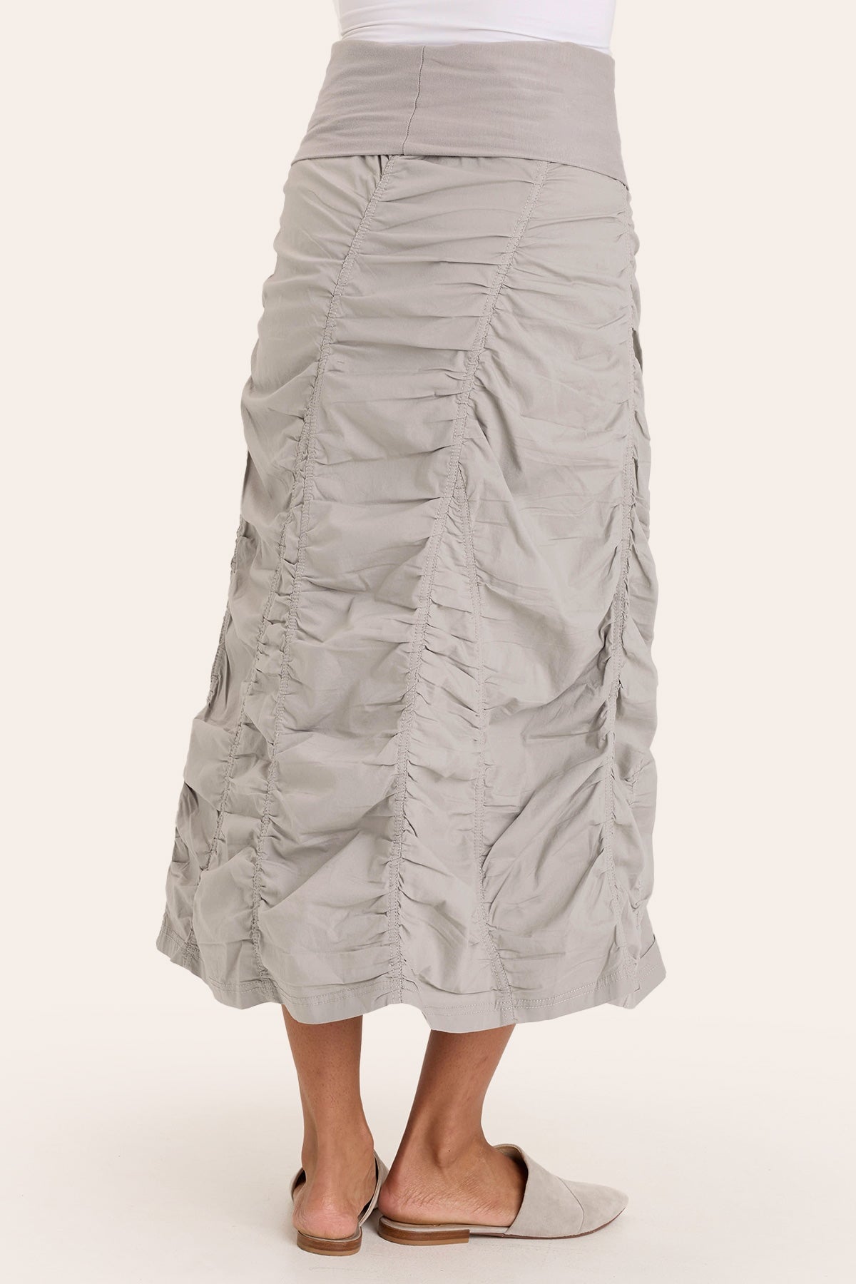 Flowy Gored Peasant Skirt for Women - Boho Maxi Skirt with Elastic Waist | Perfect for Festivals, Beach Vacations & Summer Outfits