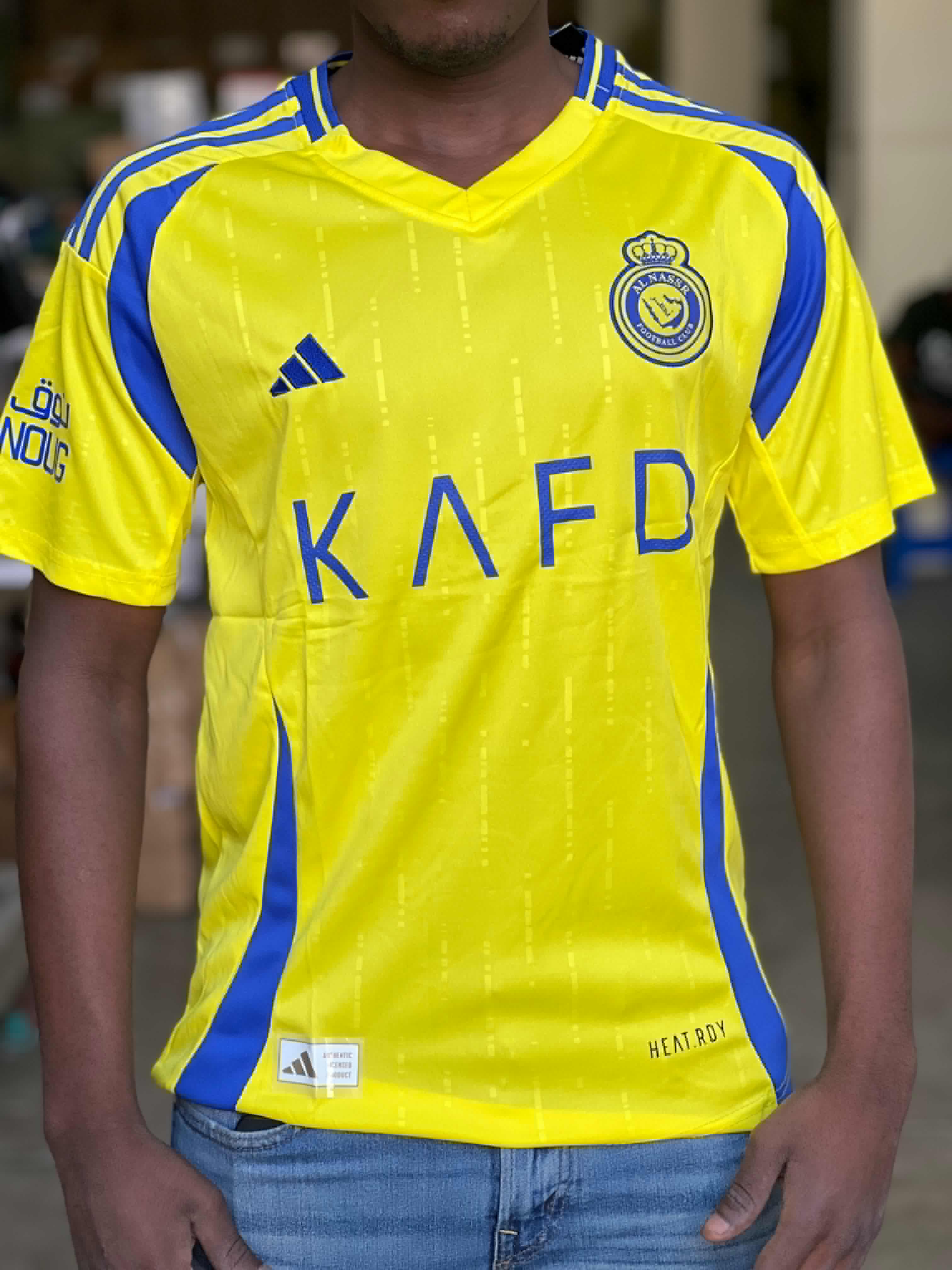 Al Nassr Home Jersey 2023 - Fan Version Soccer Shirt - Cristiano Ronaldo Inspired - Perfect for Match Days & Fan Events